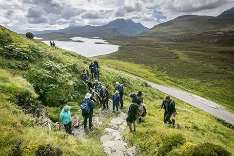 Geopark tour, Highlands, Scotland.