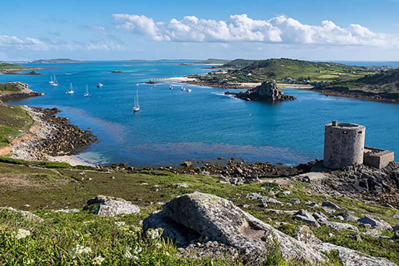 Cromwell's Castle, Tresco, Isles of Scilly.