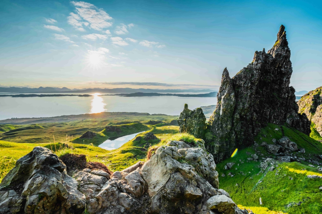 View Over Old Man Of Storr, Isle Of Skye, Scotland