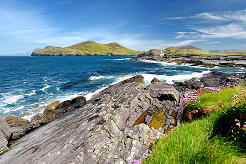 Valentina Island Lighthouse at Cromwell Point, Dingle Peninsula, Ireland's Wild Atlantic Way