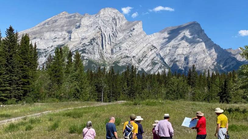 The Lewis thrust from Kananaskis Valley, Alberta.