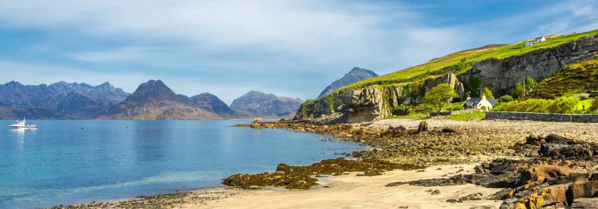 The beach at Elgol, Isle of Skye.