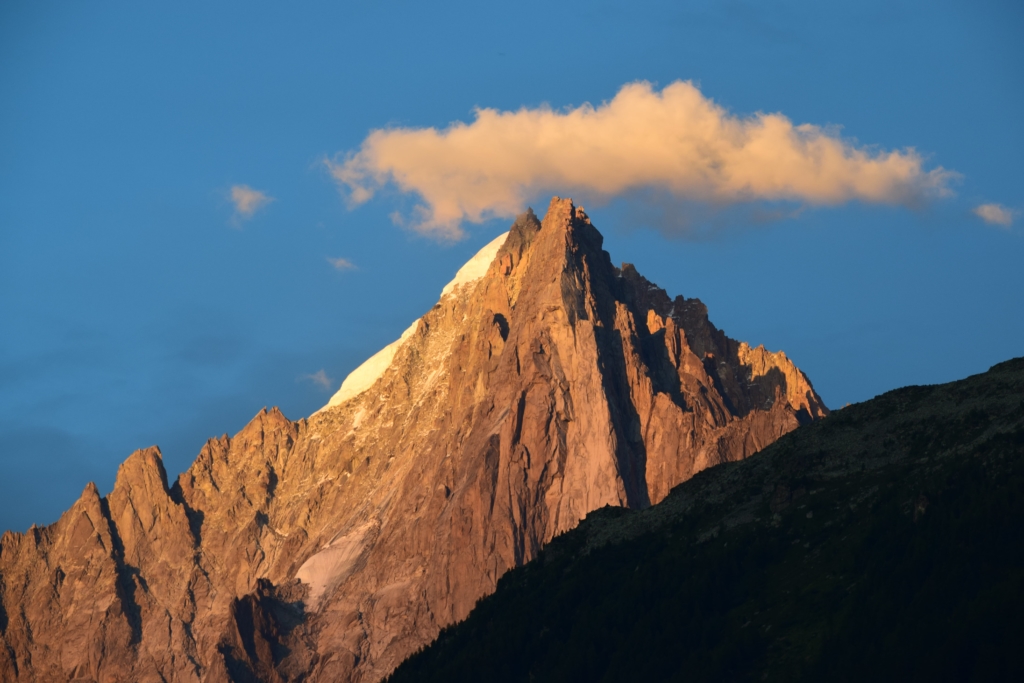 Chamonix town centre, France.