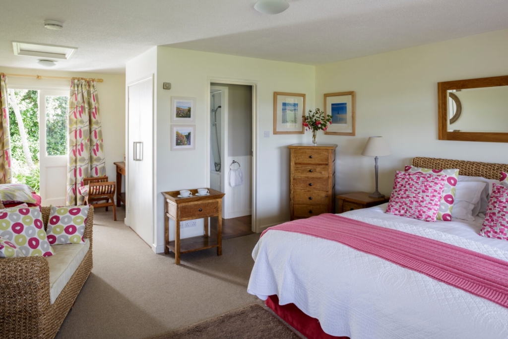 Bedroom in Star Castle Hotel, Isles of Scilly.