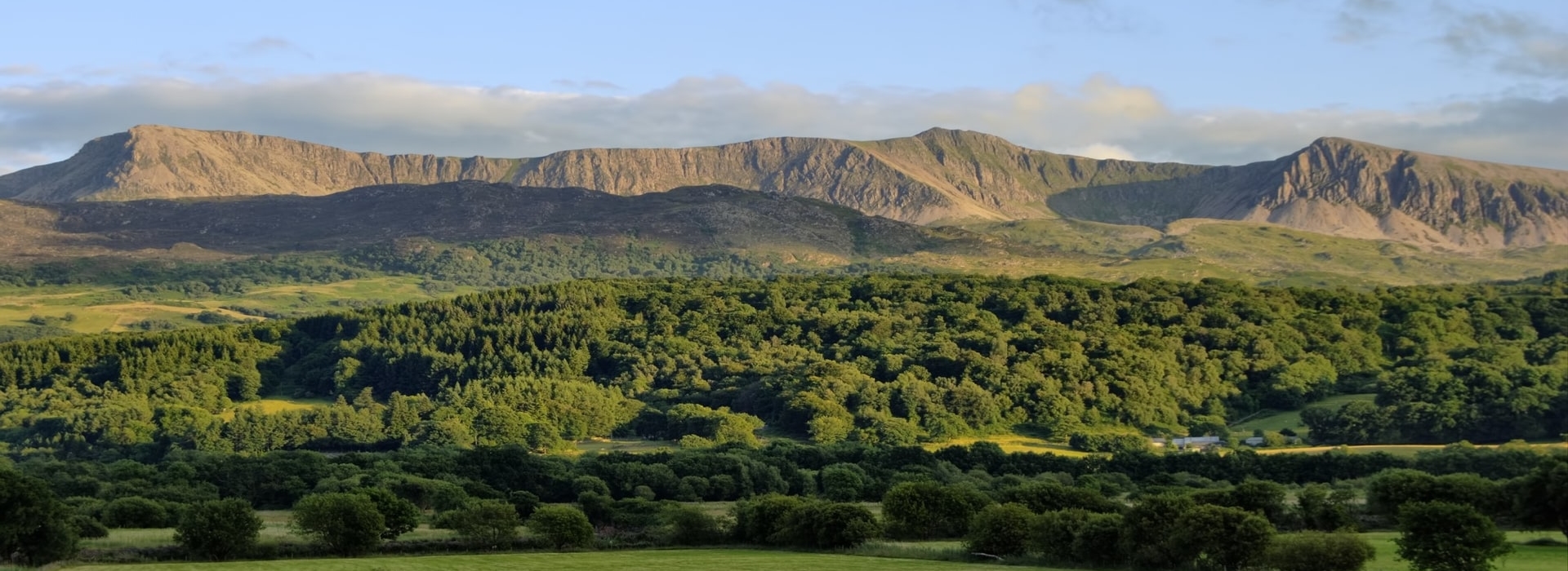 View of Cadair Idris Mountain, North Wales.