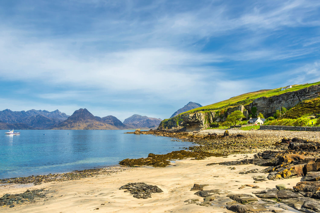 The beach at Elgol, Isle of Skye.