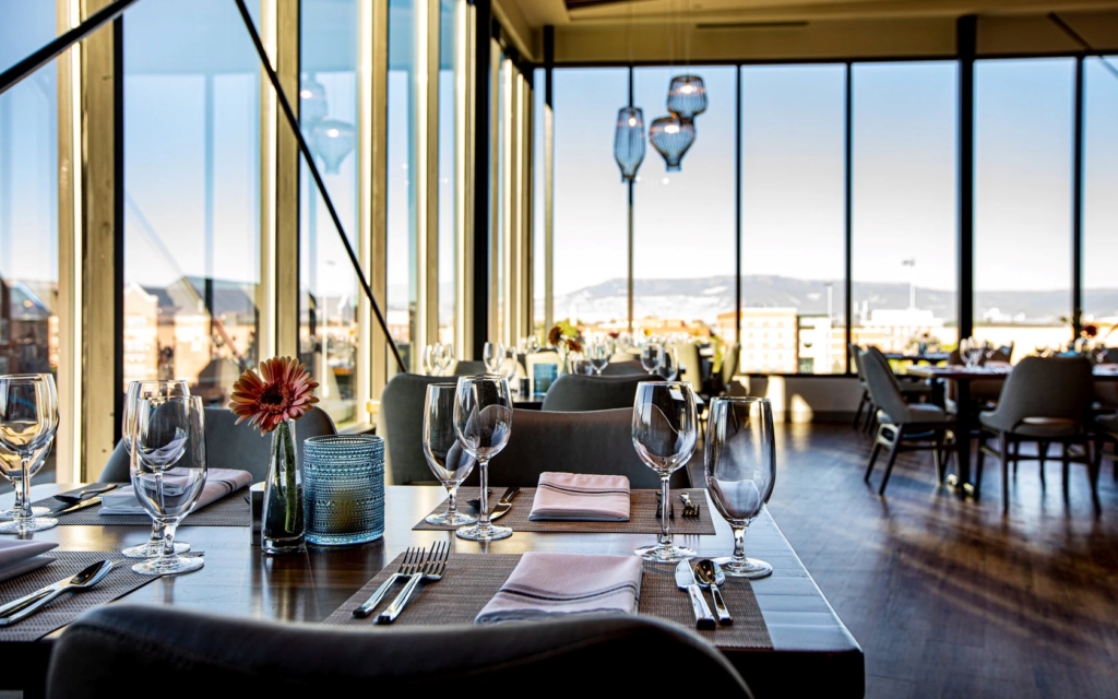 Maverick Hotel dining room, Grand Junction, Colorado.