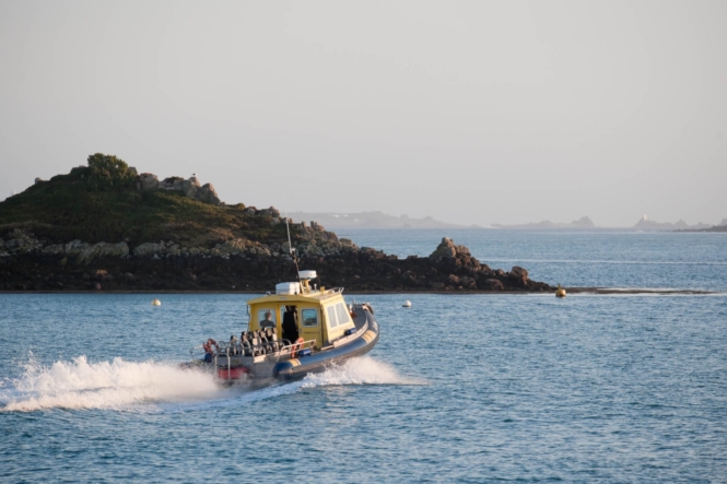 Tresco jet boat, Isle of Scilly.