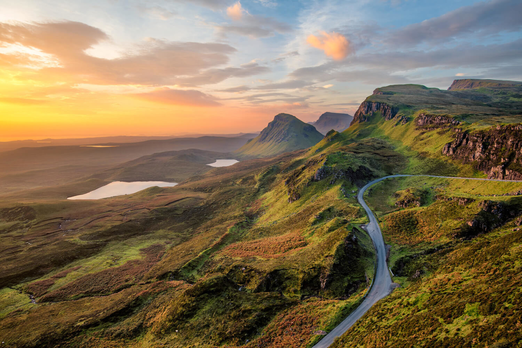 Quiraing view, Isle of Skye.