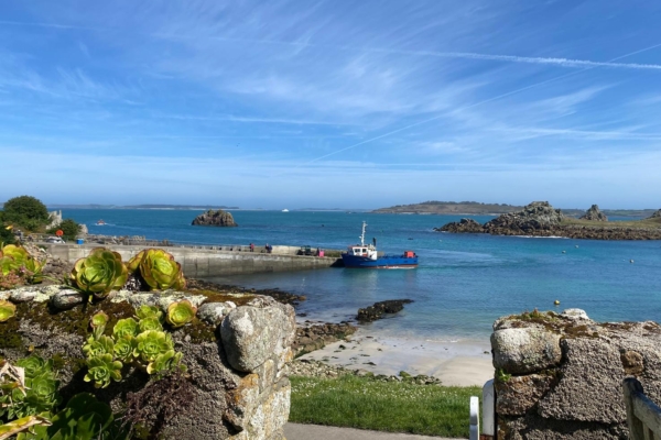 View of the quay at St Mary's, Isles of Scilly