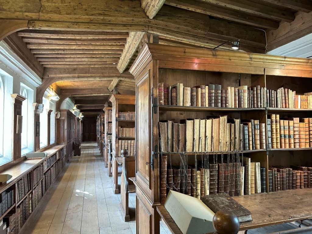 Wells Cathedral chained library, England