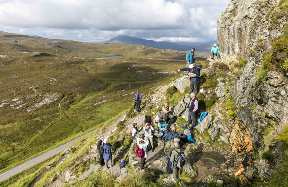 Exploring the NW Highlands Geopark, Scotland.