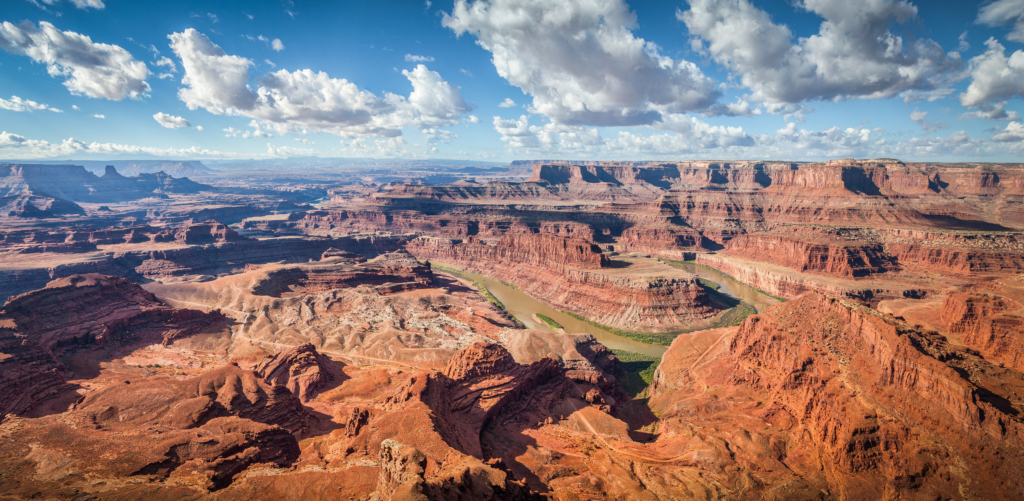 View of the Colorado River from Dead Horse Point State Park, Utah.