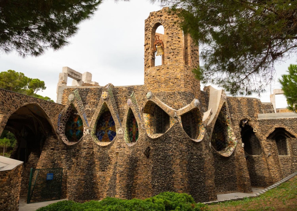 Gaudí's Church of Colónia Güell, Spain.