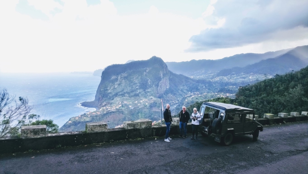 View of Penha de Aguia and Faial, Madeira.