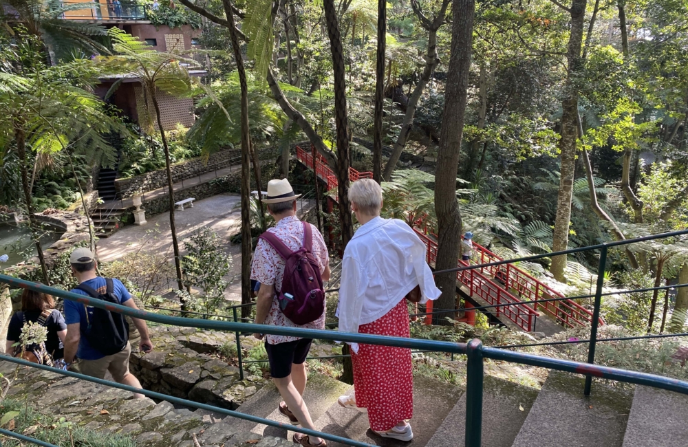 On a walk in the gardens, Madeira