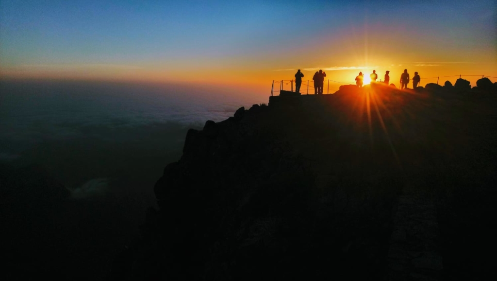 Sunrise at Pico De Areeiro, Madeira.