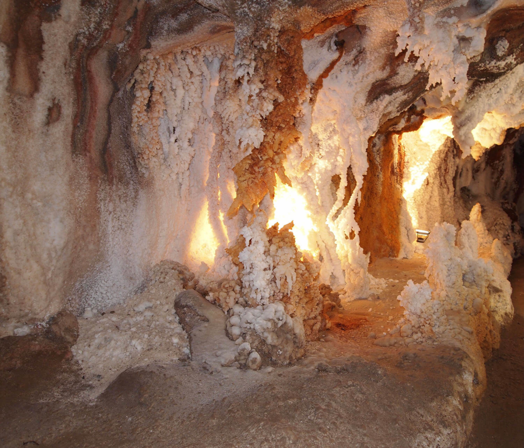 Salt deposits, Cardona Salt Mountain Cultural Park, Spain.