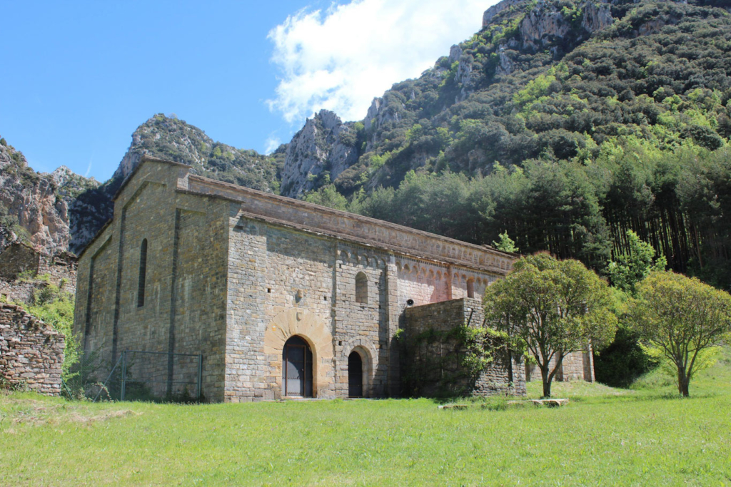 The Santa Maria de Obarra monastery, Beranui, Aragon, Spain.