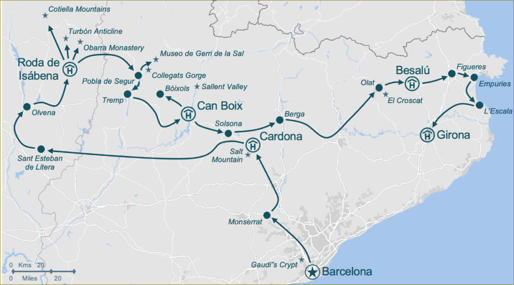 T017 Itinerary Map