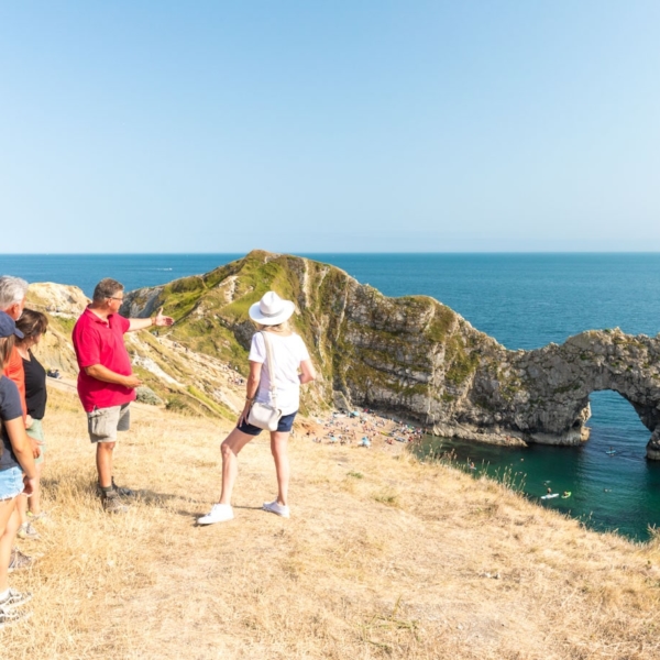 Durdle Door, Jurassic Coast in Dorset, England.