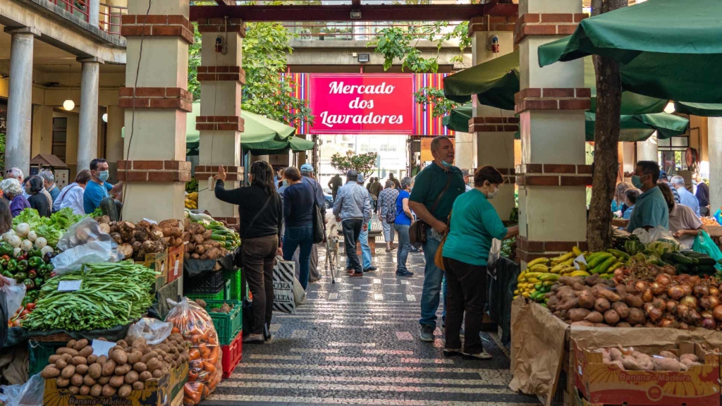 Mercado dos Lavradores, Funchal, Madeira.