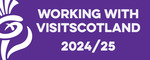 Working with VisitScotland 2024/25 Logo