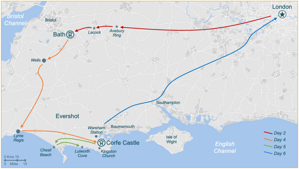 T013 MM Itinerary Map